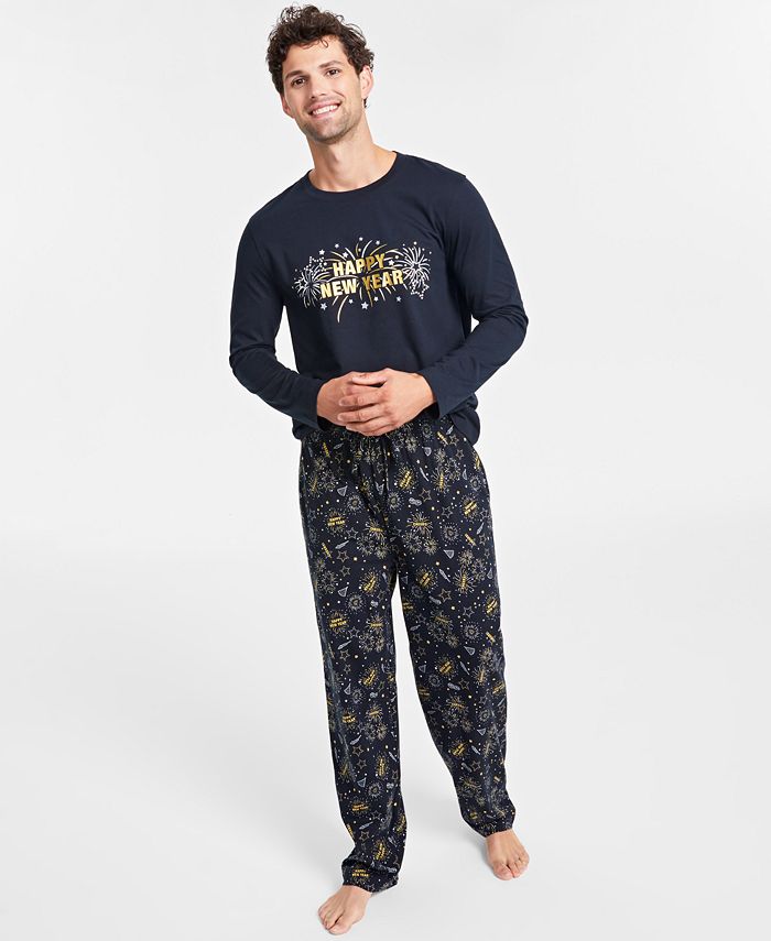 Family Pajamas Men's Matching Black Watch Plaid Family Pajama Set, Created  for Macy's - Macy's