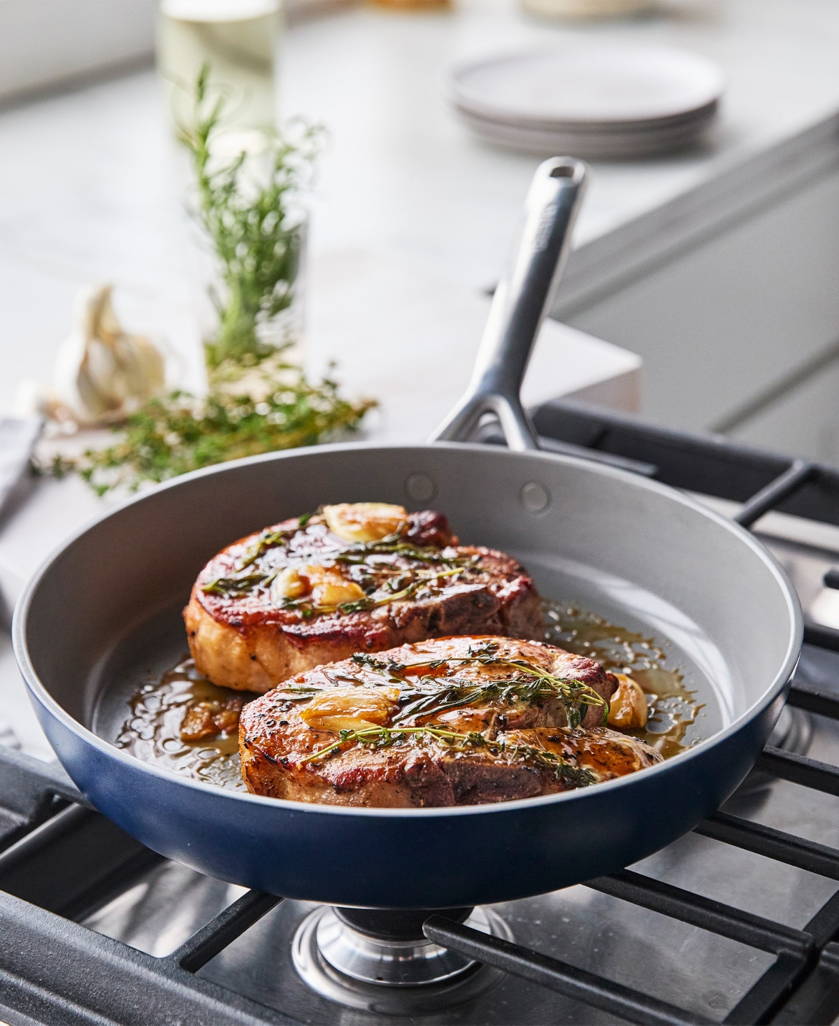GreenPan GP5 Hard Anodized Healthy Ceramic Nonstick 2-Piece Fry pan Set, and