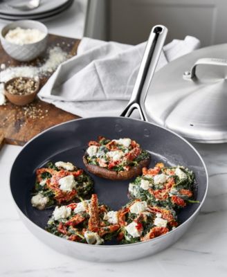 GP5 Stainless Steel Healthy Ceramic Nonstick Covered 12" Fry pan