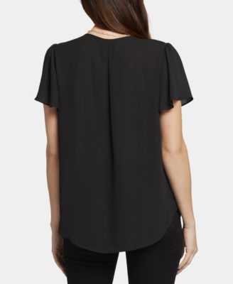 Women's Flounce Sleeve Blouse
