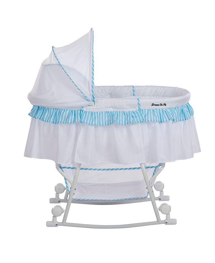 Dream On Me Lacy Portable 2in1 Blue/White Macy's