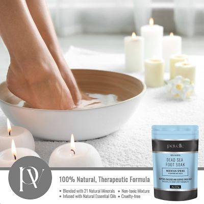 Foot Salts for Foot Bath, Dead Sea Salt Spa, Mountain Spring