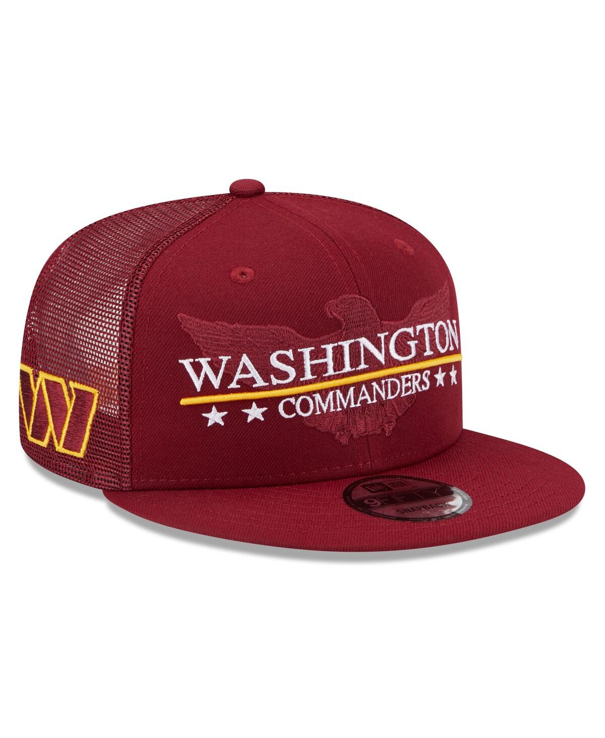 Shop New Era Men's  Burgundy Washington Commanders Totem 9fifty Snapback Hat