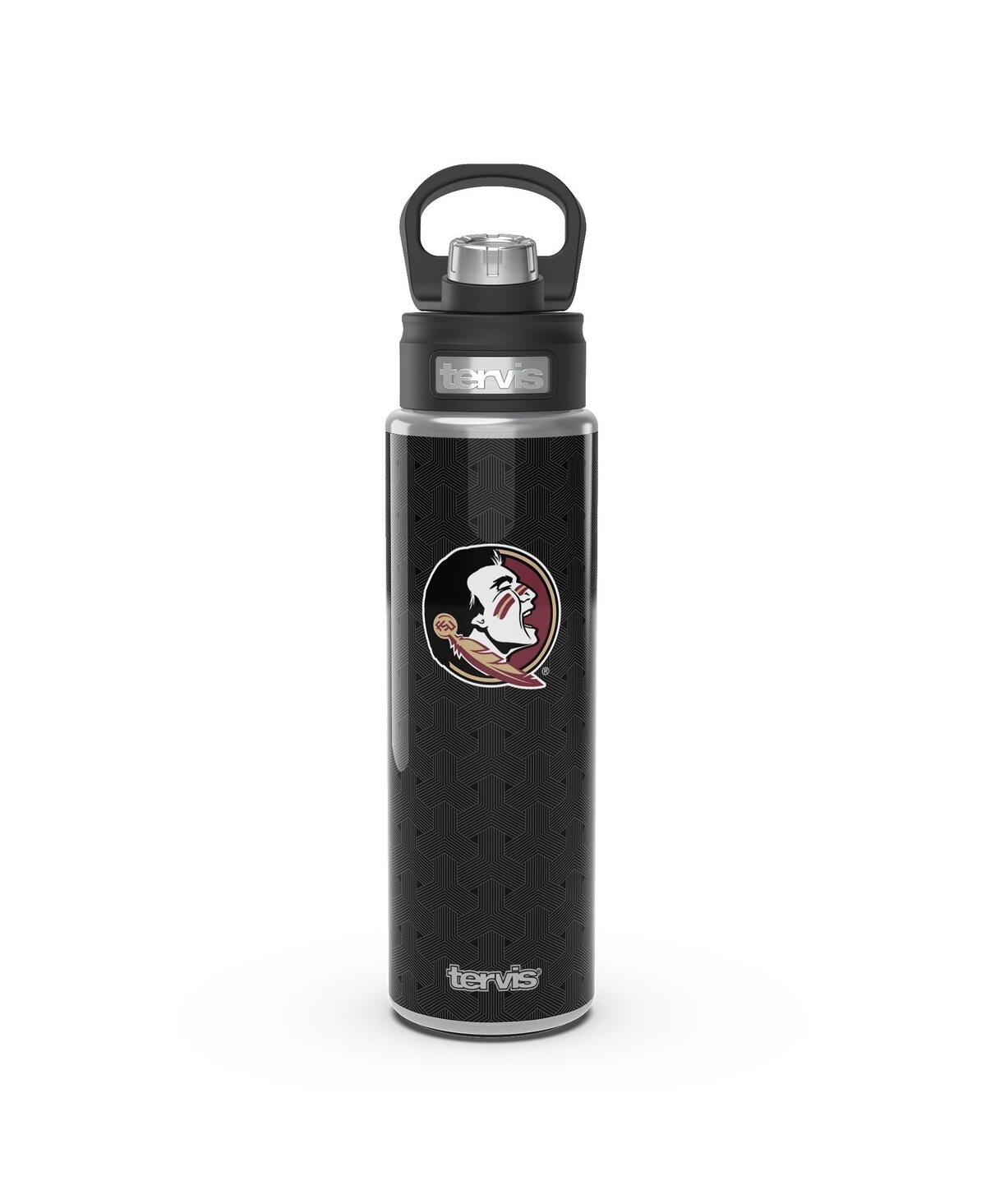 Tervis Tumbler Florida State Seminoles 24 oz Weave Stainless Steel Wide Mouth Bottle In Black