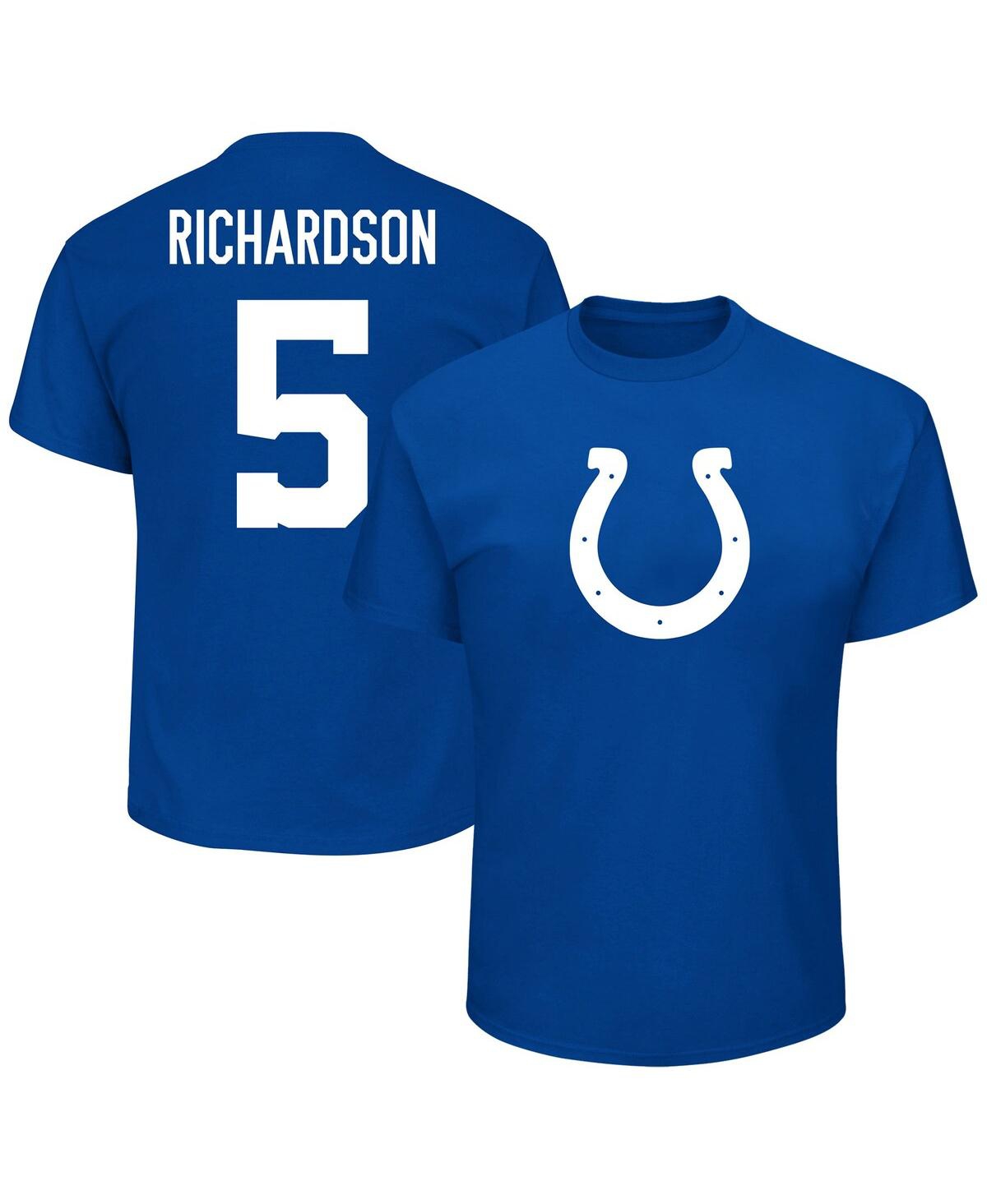Men's Fanatics Anthony RichardsonIndianapolis Colts Big and Tall Player Name and Number T-shirt - Royal