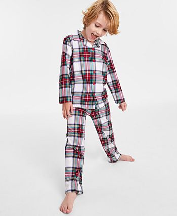 Family Pajamas Matching Kids Brinkley Plaid Pajama Set, Created for Macy's  - Macy's
