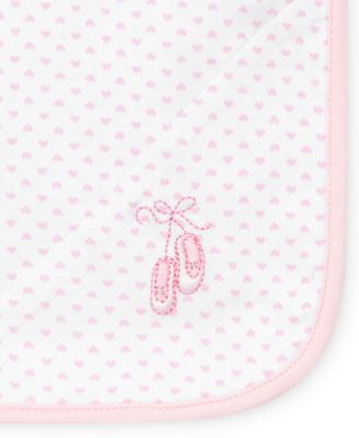 Baby Girls Prima Ballerina With All Over Heart Print Blanket 