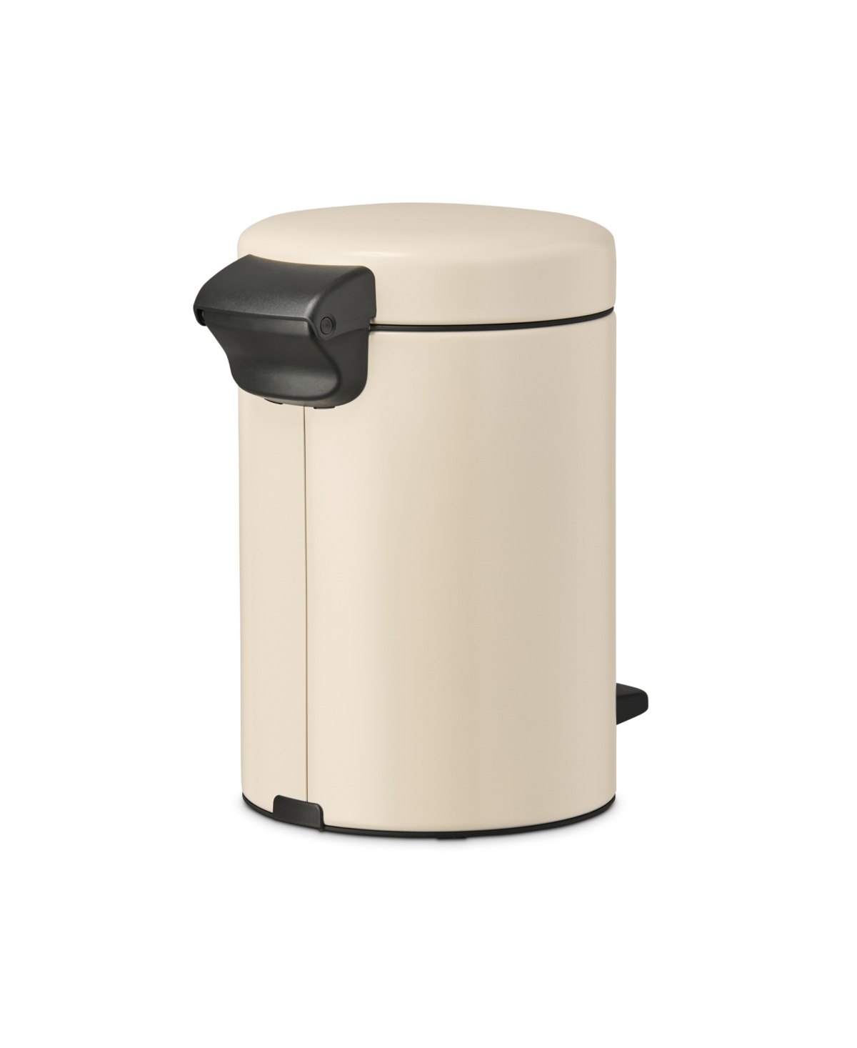 Brabantia New Icon Step On Trash Can, 0.8 Gallon, 3 Liter In Soft Beige