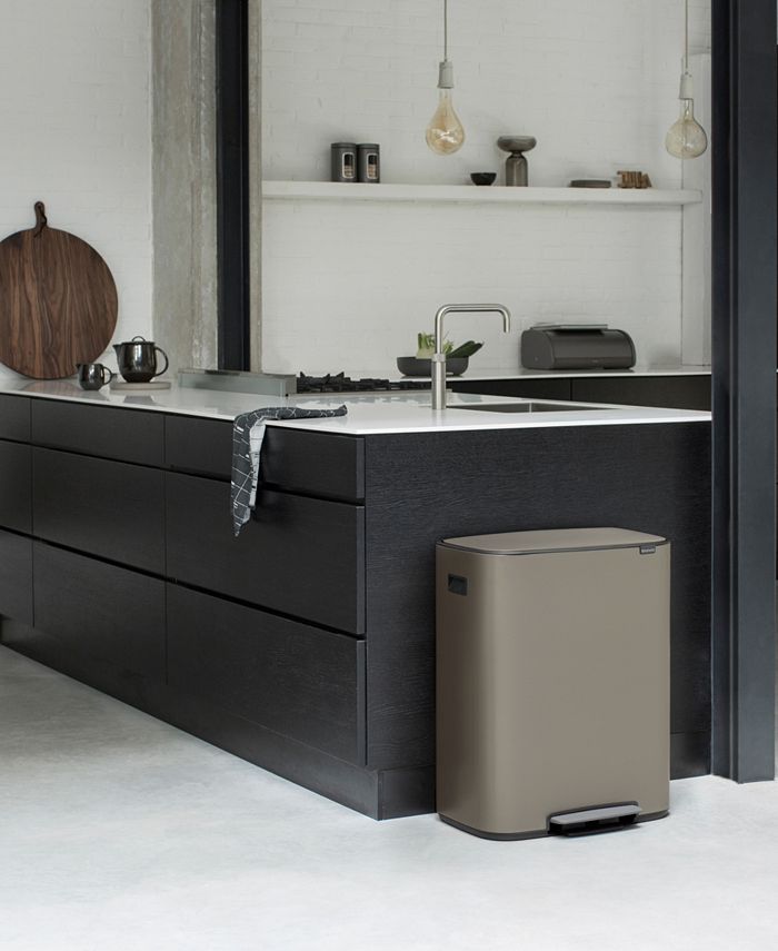 Brabantia Bo Step on Trash Can, 16 Gallon, 60 Liter Macy's