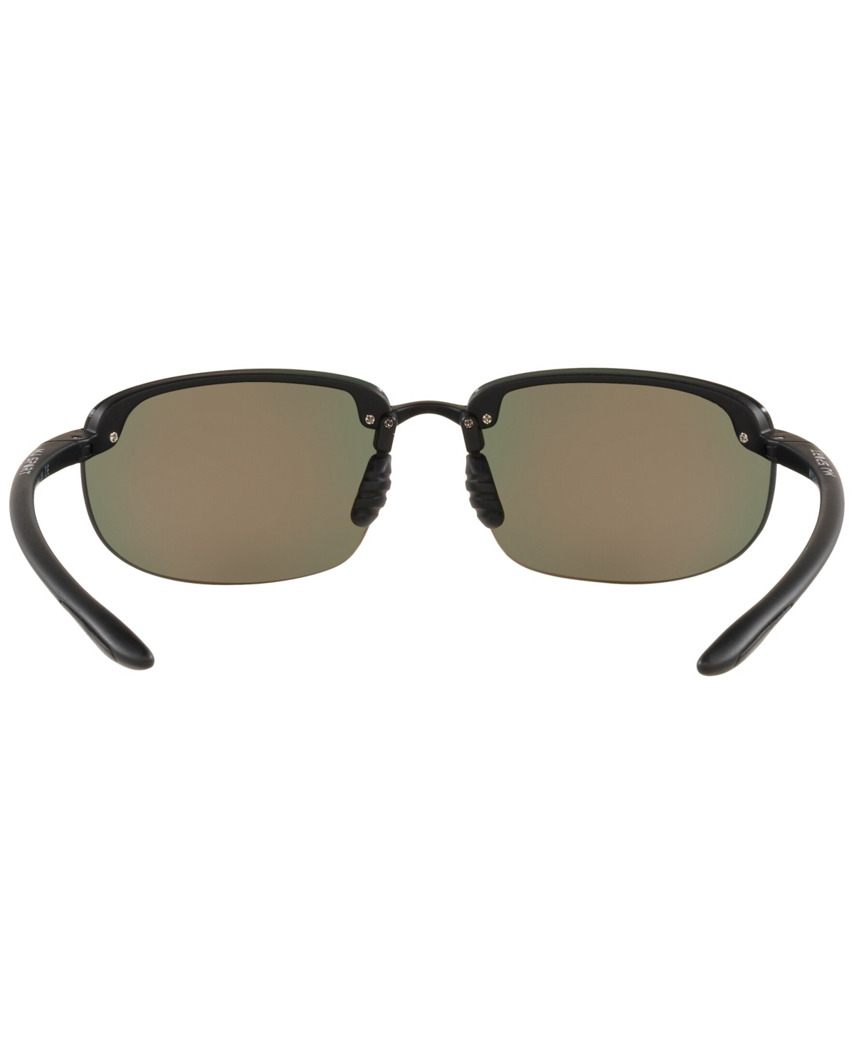 Shop Maui Jim Unisex Polarized Sunglasses, Hookipa Asian Fit In Black Matte