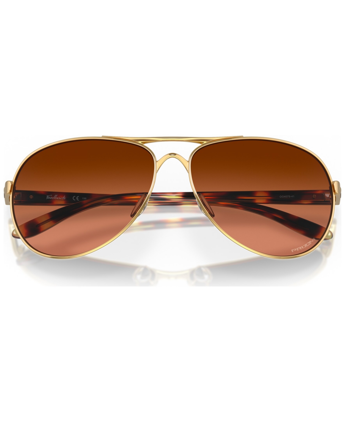 Oakley Women's Sunglasses, Feedback - Polished Gold-Tone