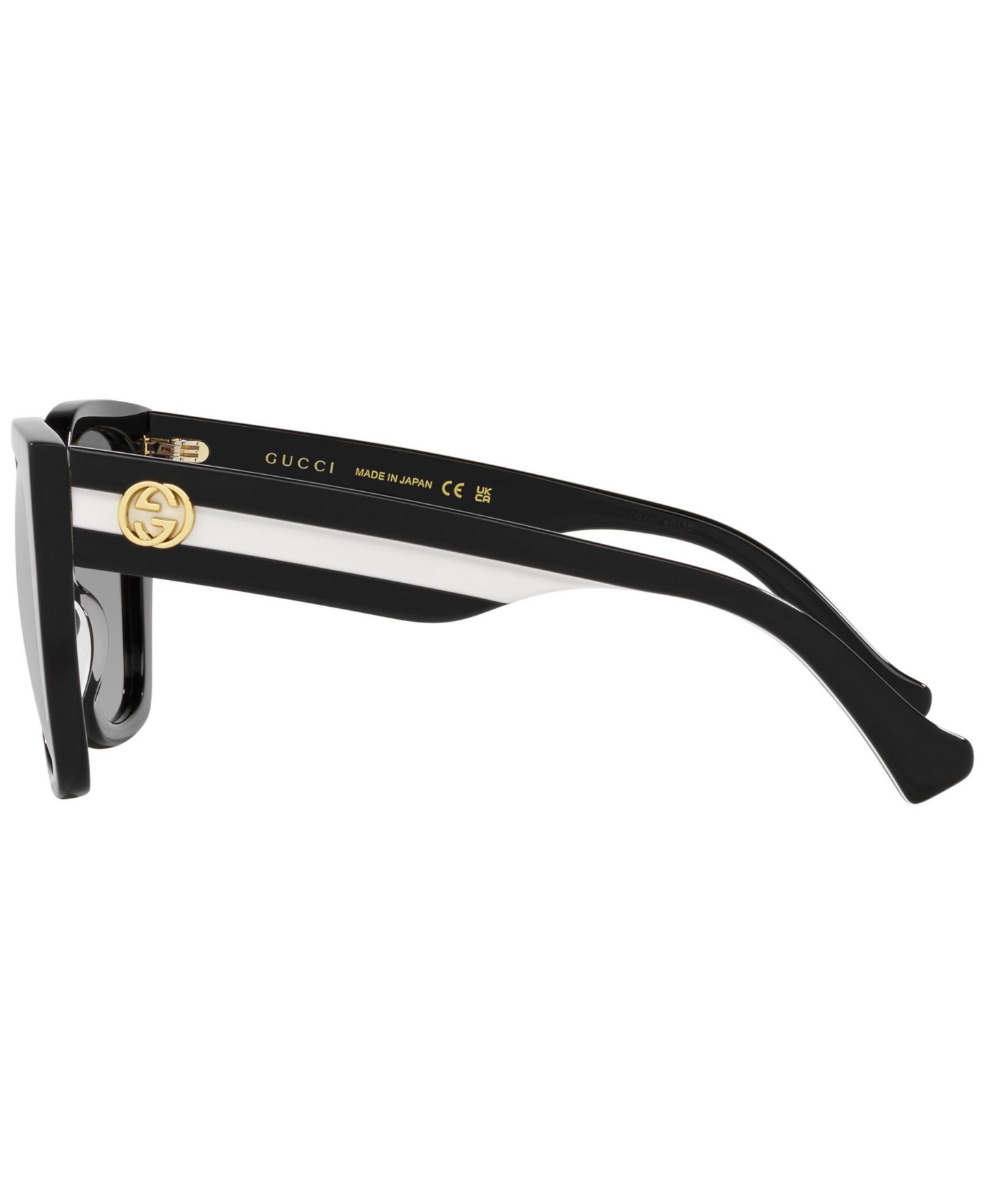 Женские солнцезащитные очки Gucci Sunglasses, GG1300S, цвет: Чёрный матовый — фото 6