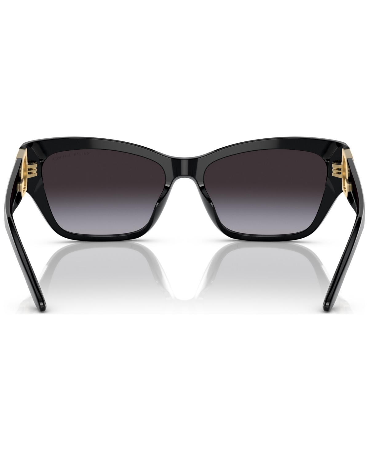 Shop Ralph Lauren Women's Sunglasses, The Audrey In Shiny Black