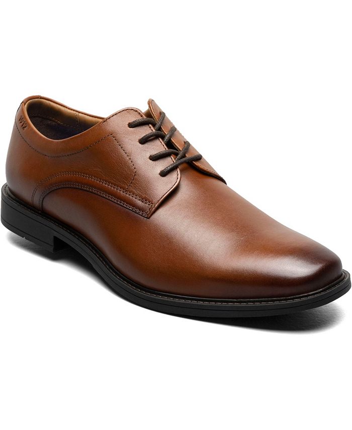 Nunn Bush Cadet Plain Toe Oxford Shoes in Gray for Men