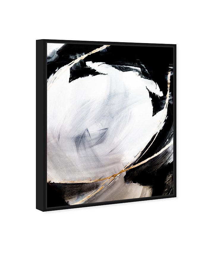 Oliver Gal Abstract Storm Swirl Framed Canvas Print Wall Art Macy's
