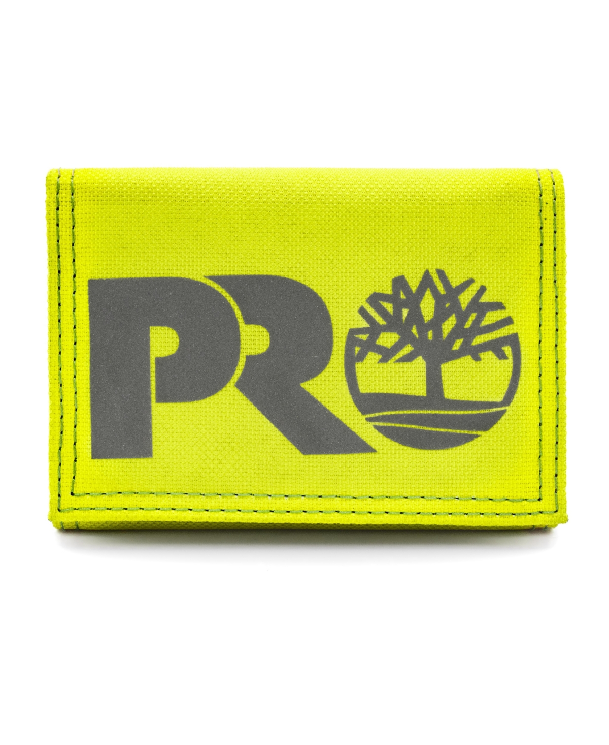 Timberland Men's Reflective Print Trifold Wallet In Bright Yellow