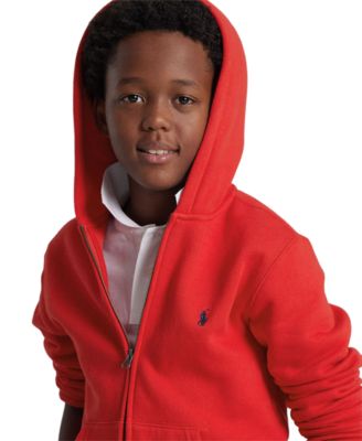 8-20 Boys' Cotton Fleece Zip Up Hoodie