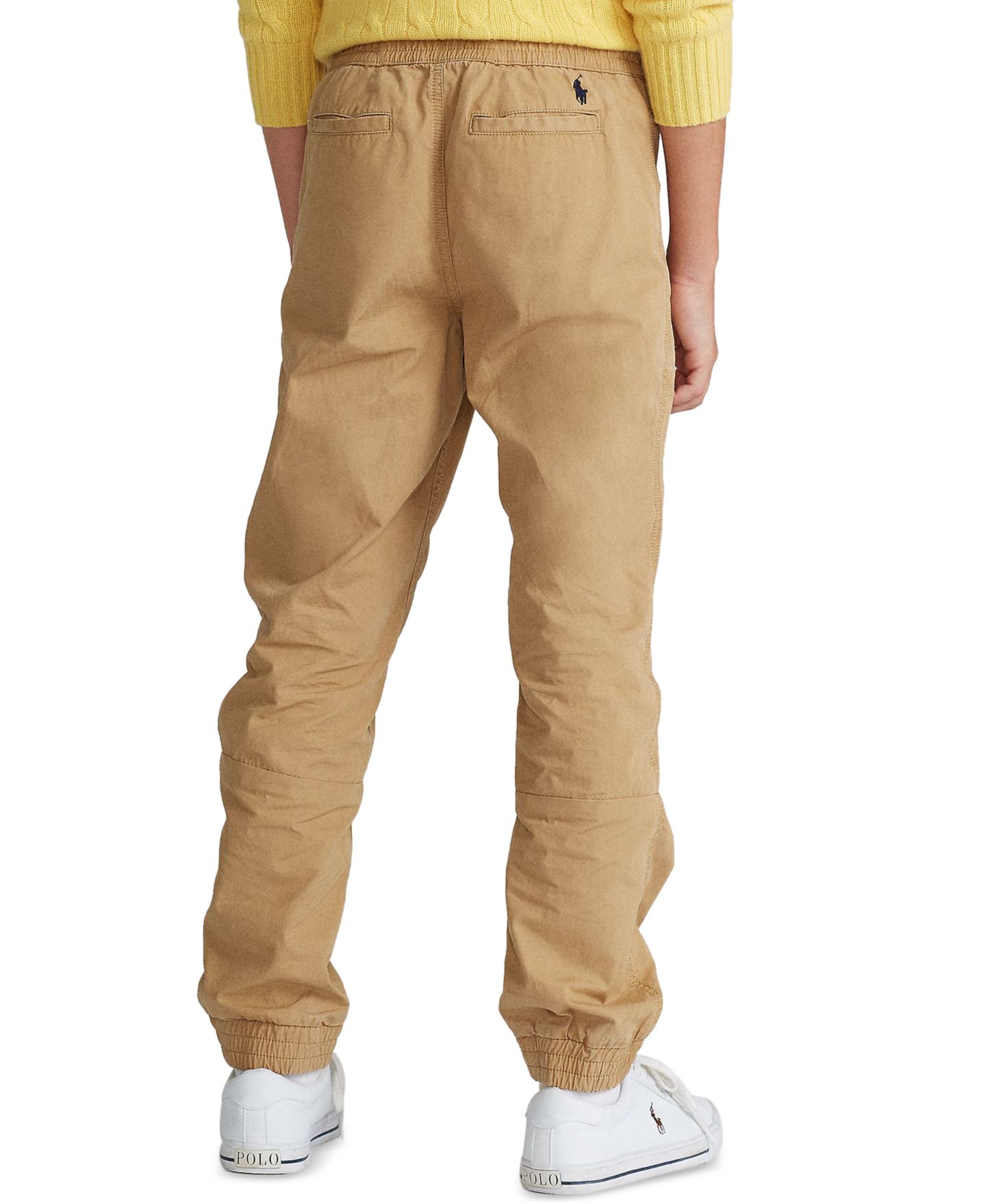 Брюки Polo Ralph Lauren Poplin Drawstring Joggers для мальчиков, цвет: Верблюжий — фото 3