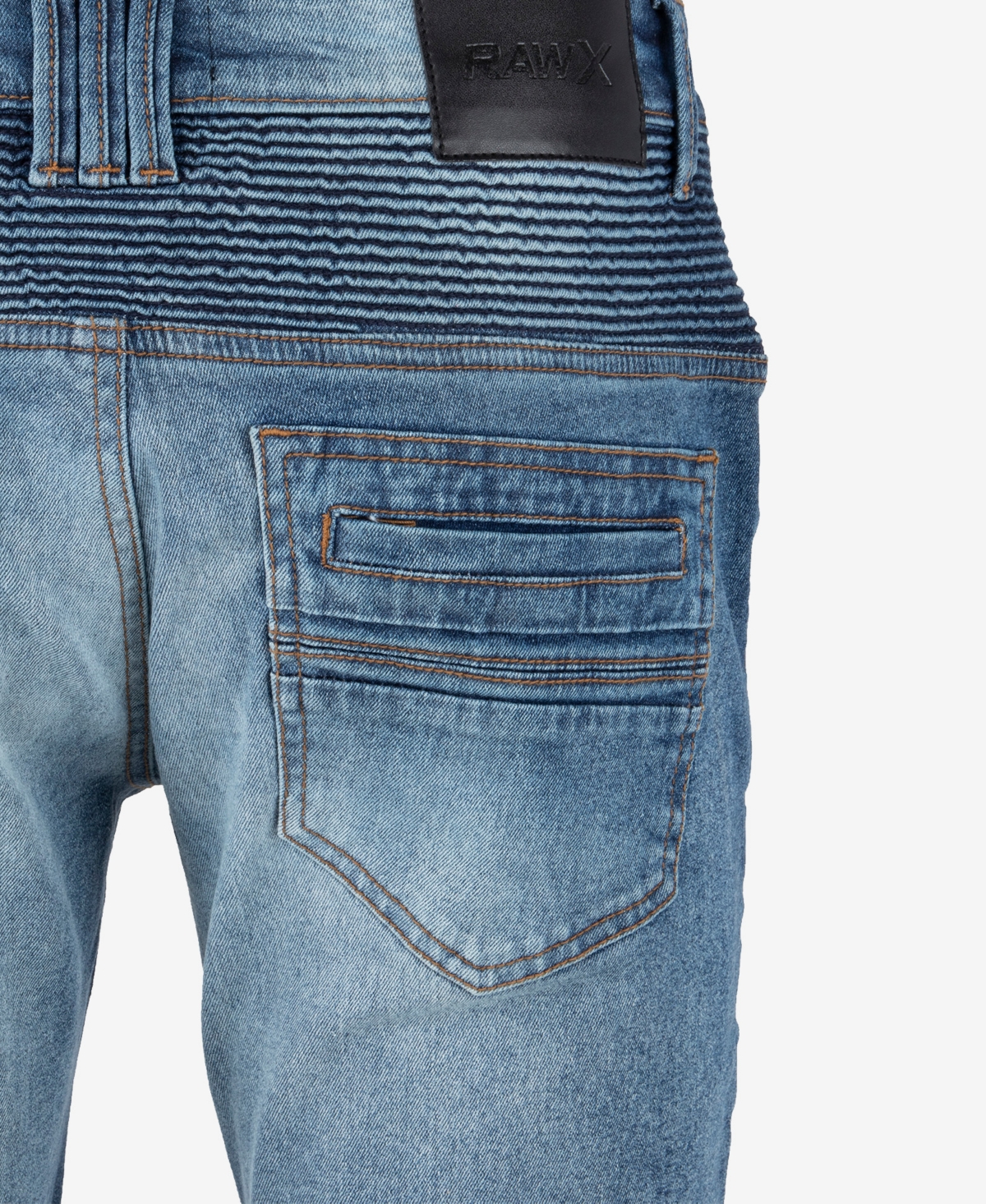X-Ray Men's Regular Fit Moto Jeans