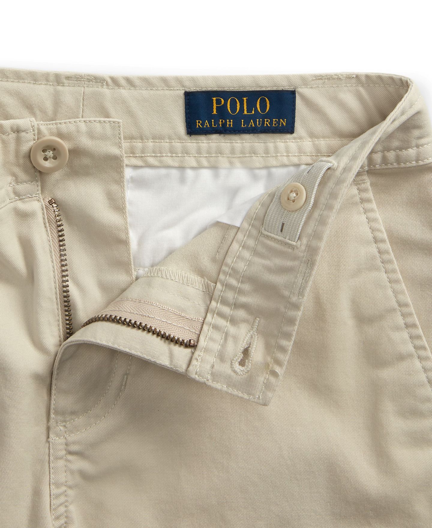 Шорты Polo Ralph Lauren Stretch Twill Cargo для мальчиков, цвет: Песочный — фото 3