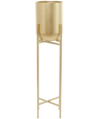 Metal Planter with Removable Stand