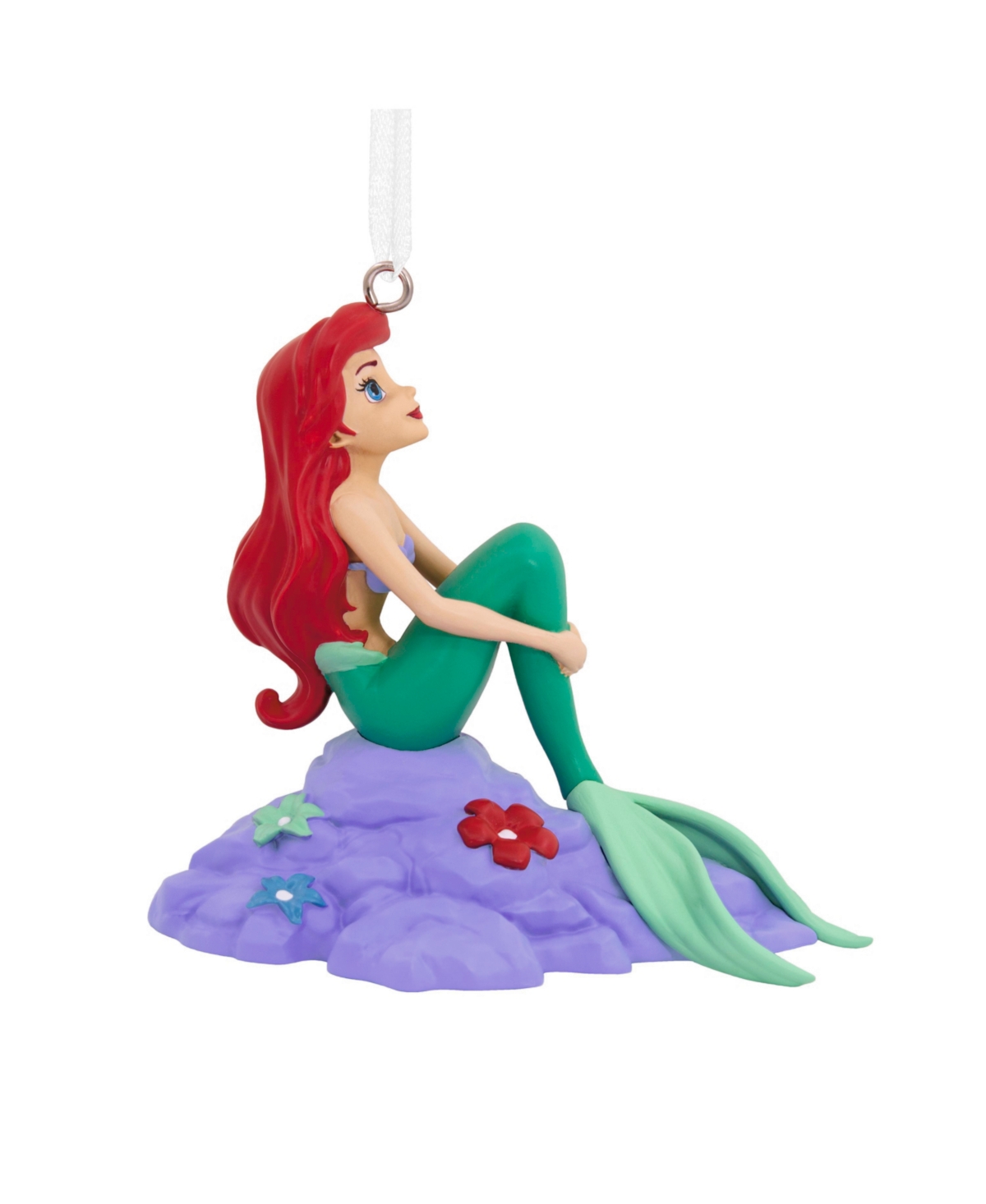 Hallmark Christmas Ornament Disney The Little Mermaid Ariel On Rock In Multi-colored