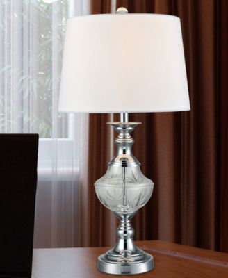 Frosted Murray Lead Crystal Table Lamp