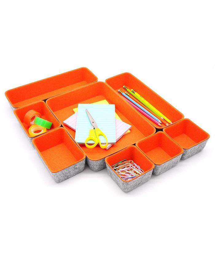 Welaxy Felt 8 Piece Drawer Organizer Tray Set Macy's