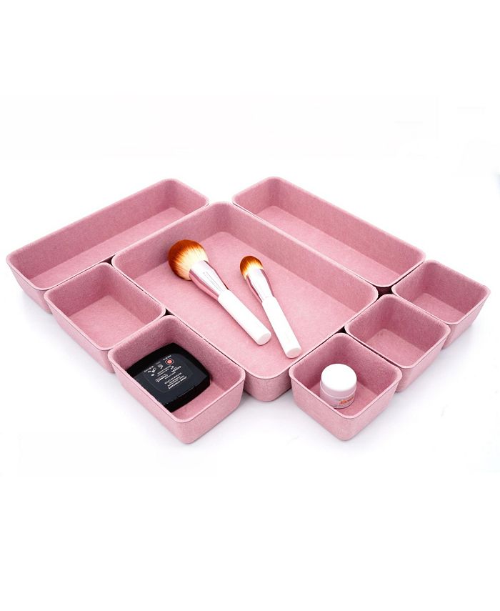 Welaxy Felt 8 Piece Drawer Organizer Tray Set Macy's