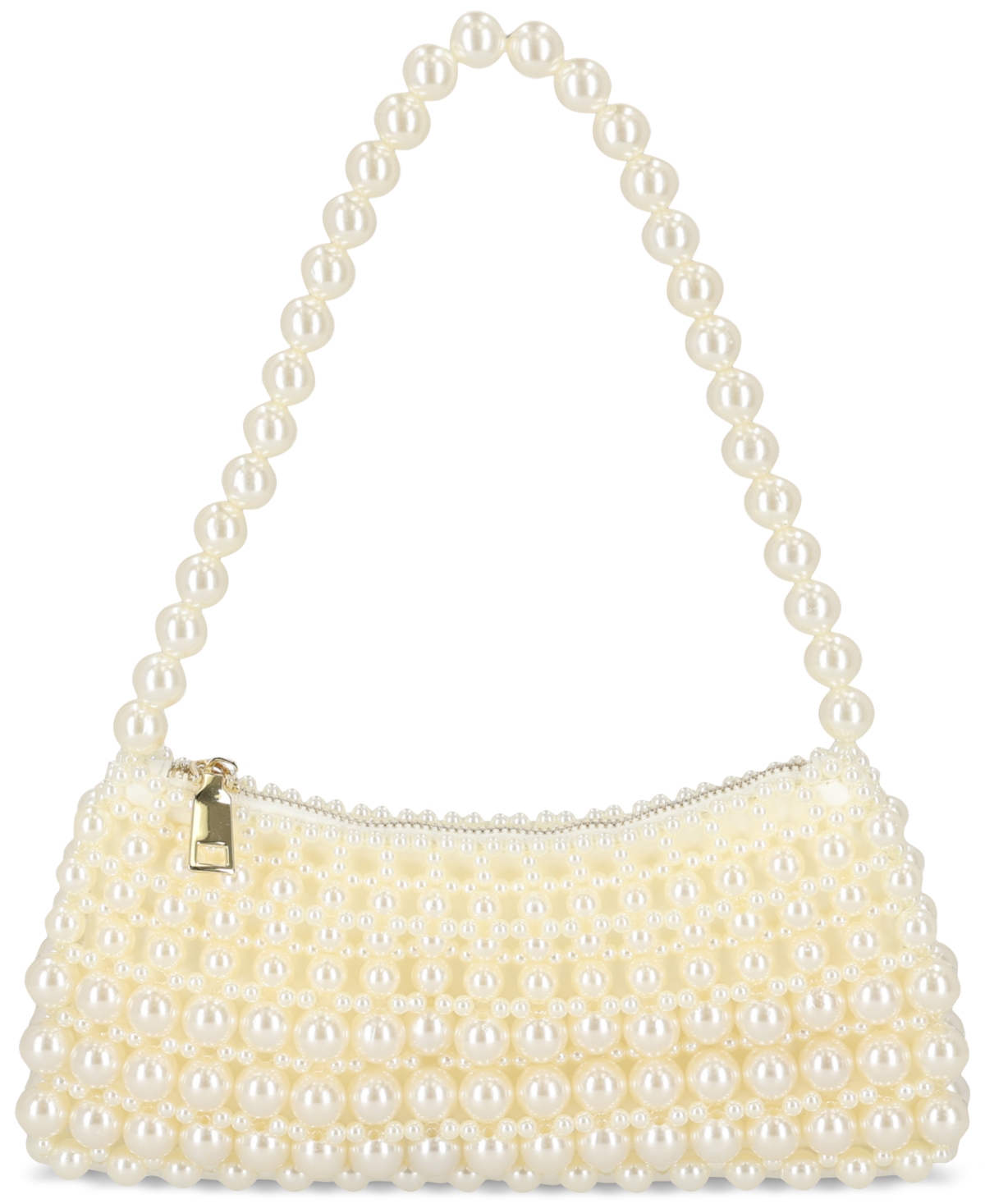Inc International Concepts Embellished Pearl Small Baguette Shoulder Bag, Created For Macy's