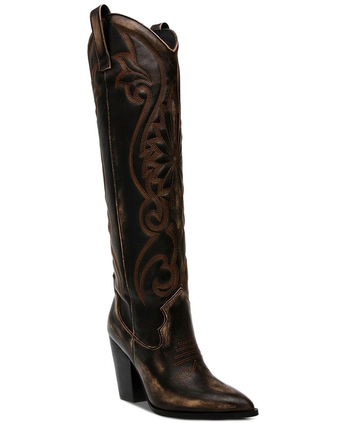 Steve Madden Women s Lashes Tall Cowboy Boots Macy s