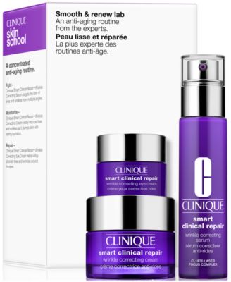 Clinique - 3-Pc. Smooth & Renew Lab Anti-Aging Skincare Set