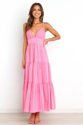 knee length dresses for ladies Agnes Satin Maxi Dress main image 1