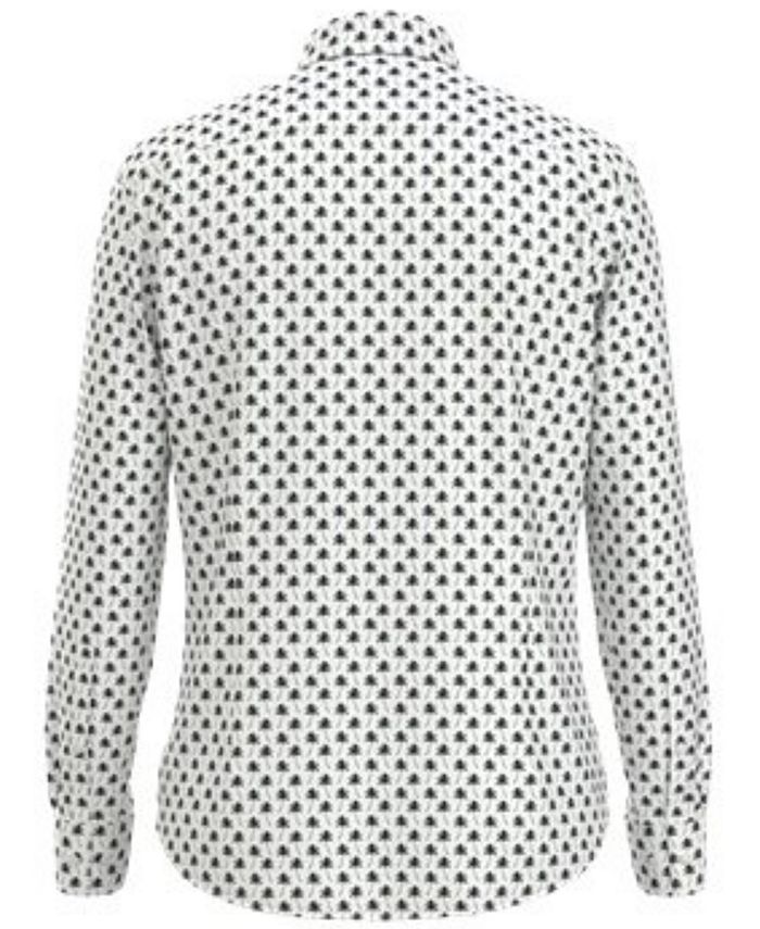 HUGO Men's Ermo Slim-Fit Palm Tree-Print Shirt - Macy's