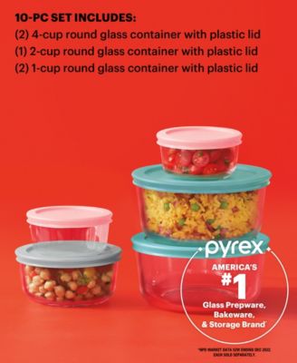 Simply Store 10 Piece Glass Storage Set