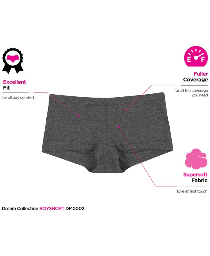Maidenform Dream Cotton Tailored Boyshort Underwear DM0002 Macy's