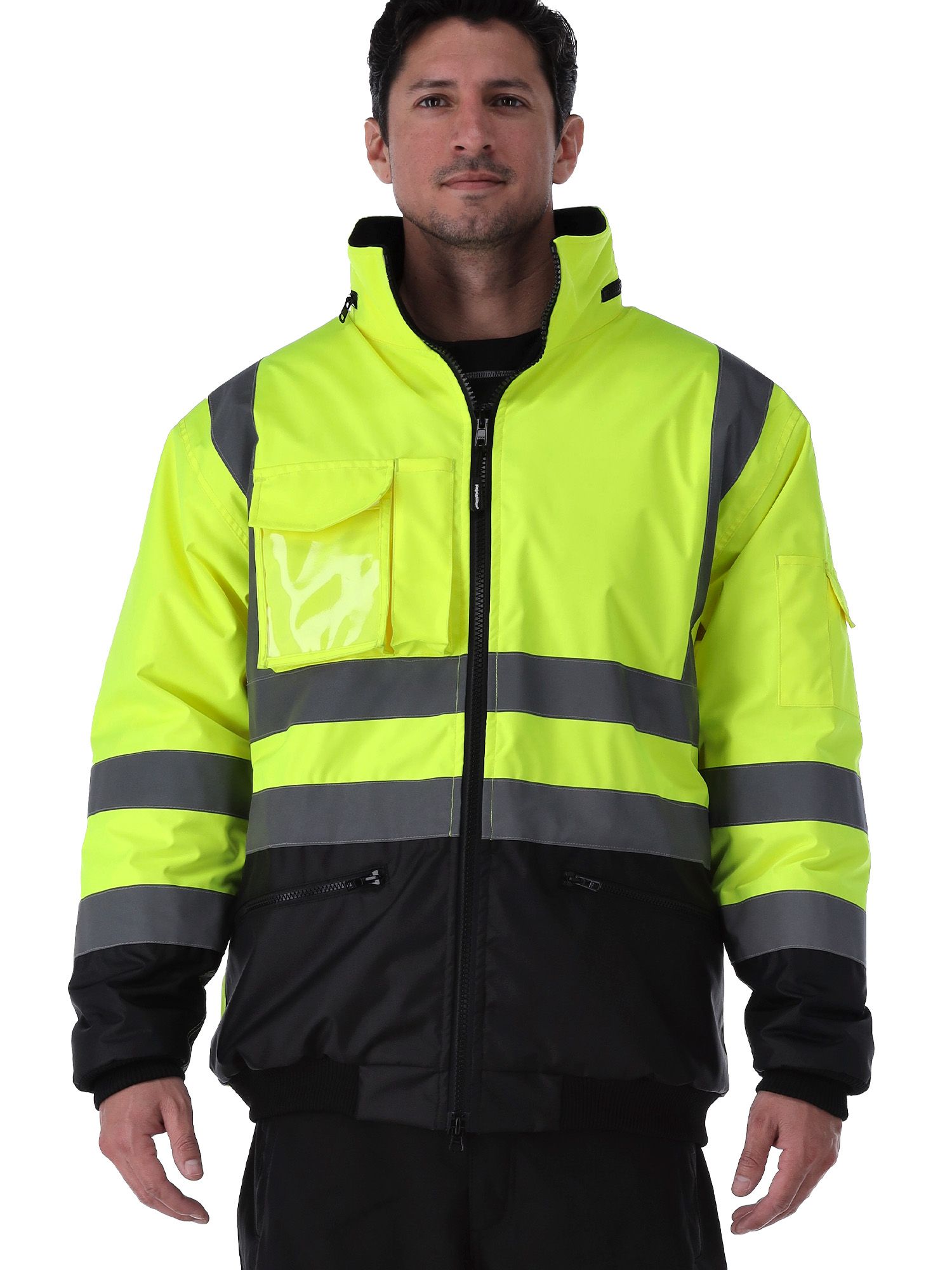 Men's HiVis Waterproof Bomber Jacket