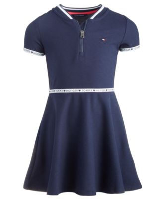 Big Girls Quarter Zip Dress