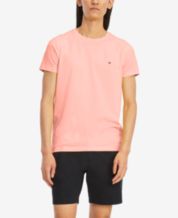 Tommy hilfiger pink t hotsell shirt mens