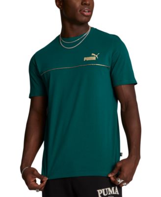 Men\'s Logo T-Shirt Essentials+ Macy\'s Minimal - Gold Puma