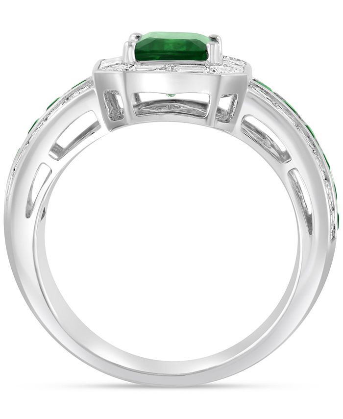EFFY Collection EFFY® Emerald (1-3/4 ct. t.w.) & Diamond (1-7/8 ct. t.w ...