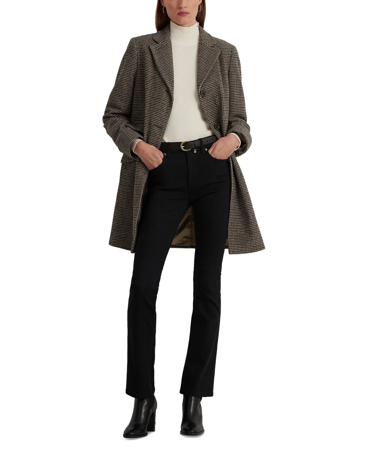 Lauren Ralph Lauren Petite Notched-Collar Walker Coat