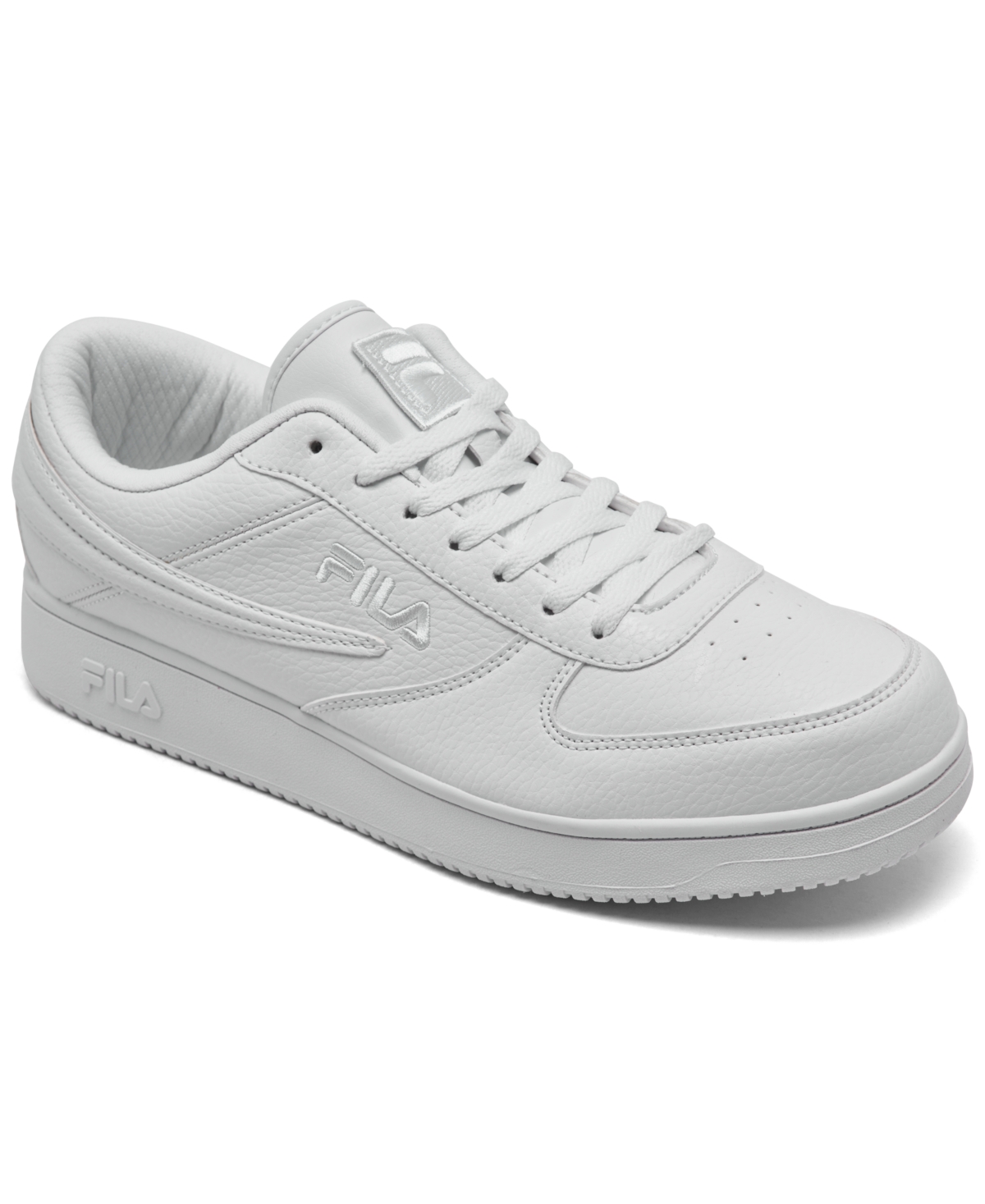 Men's A Low Casual Sneakers from Finish Line - White