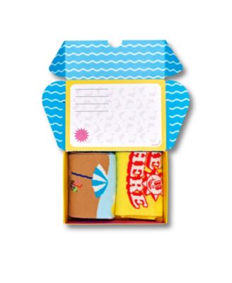 Подарочный набор носков Happy Socks Wish You Were Here, Упаковка из 2 штук