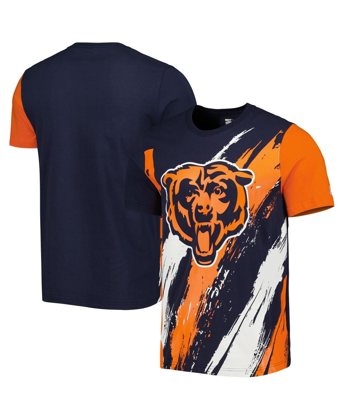 Shop Starter Men's  Navy Chicago Bears Extreme Defender T-shirt