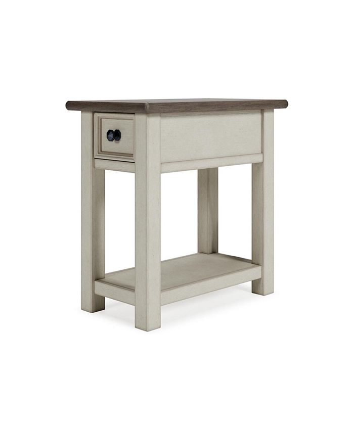 Signature Design By Ashley Bolanburg Chair Side End Table - Macy's