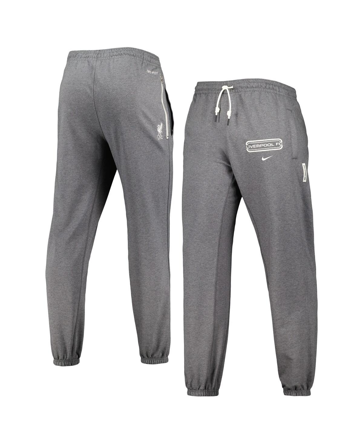 Shop Nike Men's  Heather Charcoal Liverpool Standard Issue Performance Pants