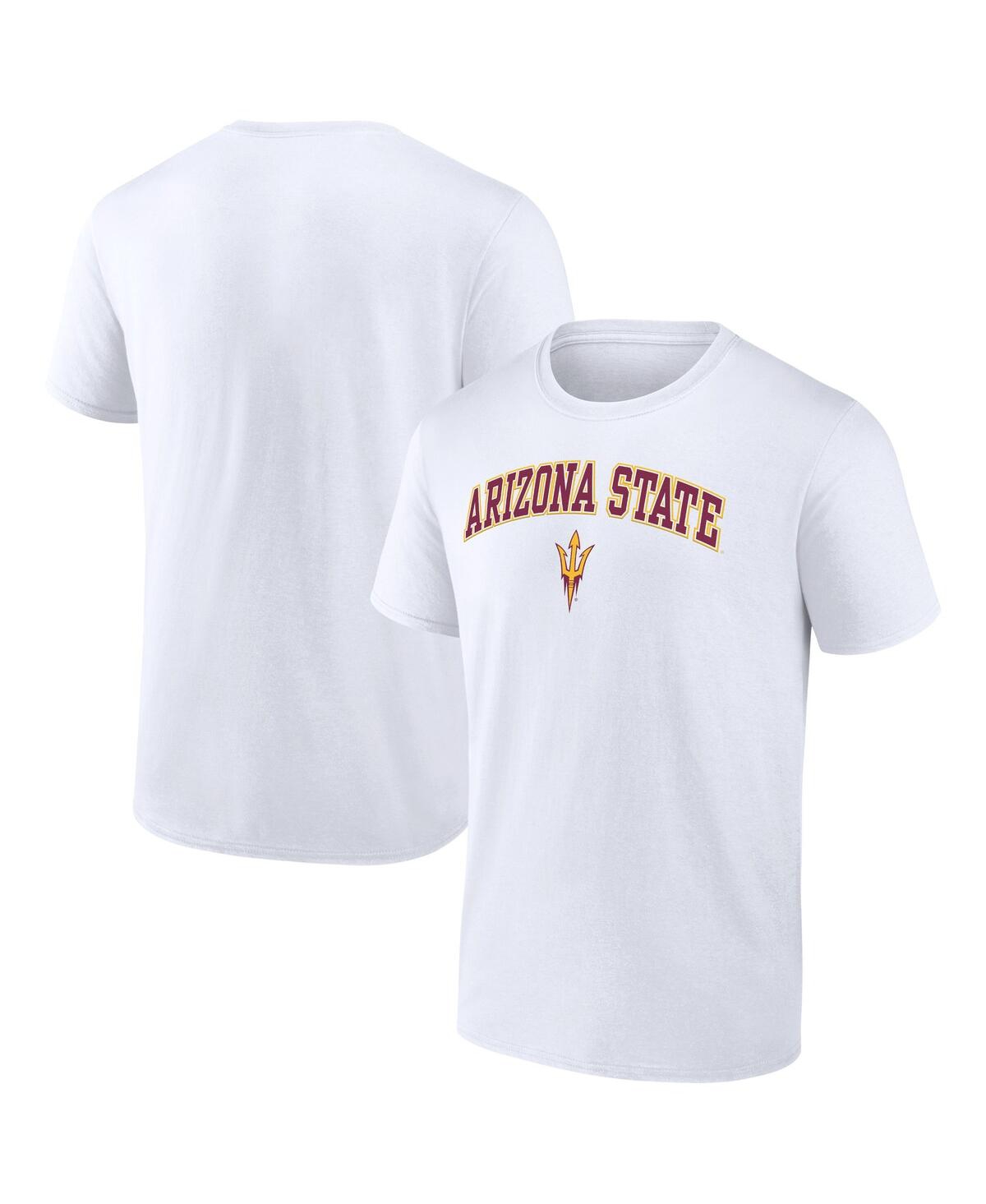 Fanatics Men's  White Arizona State Sun Devils Campus T-shirt