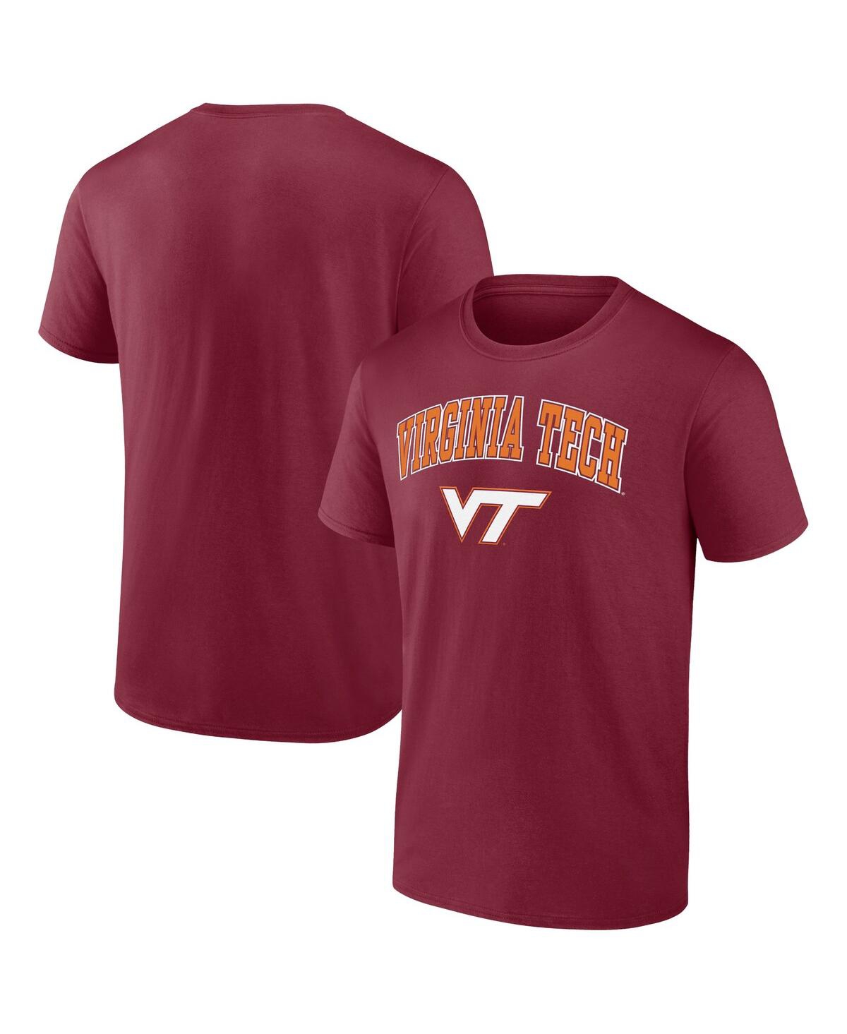 Fanatics Men's  Branded Maroon Virginia Tech Hokies Campus 2.0 T-shirt