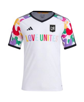 Men's White LAFC 2023 Pride Pre-Match Top